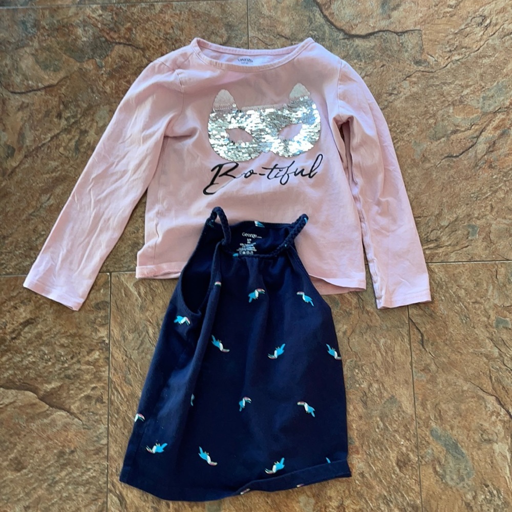 Bundle of 2 George tops. Size 6.